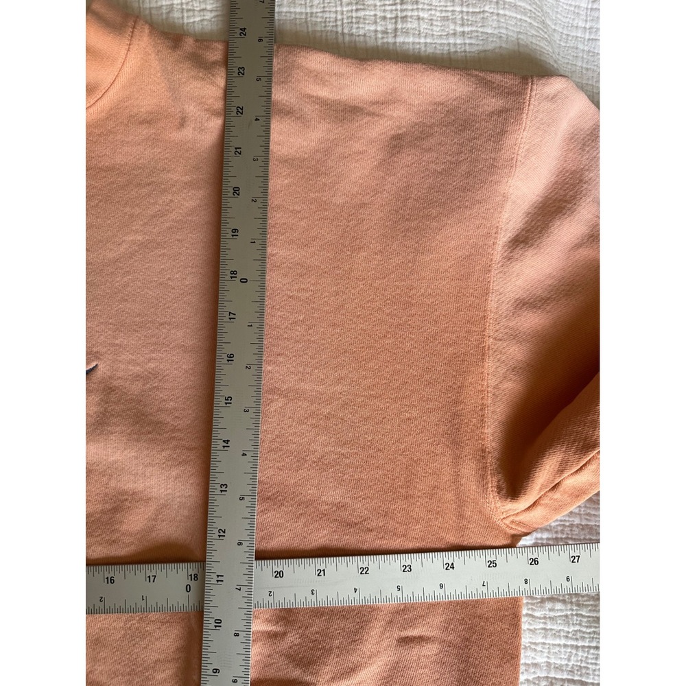 Vintage Crazy Shirt Hawaii Vail Sweatshirt Peach Embroidered Sun Logo Large USA - Picture 7 of 7